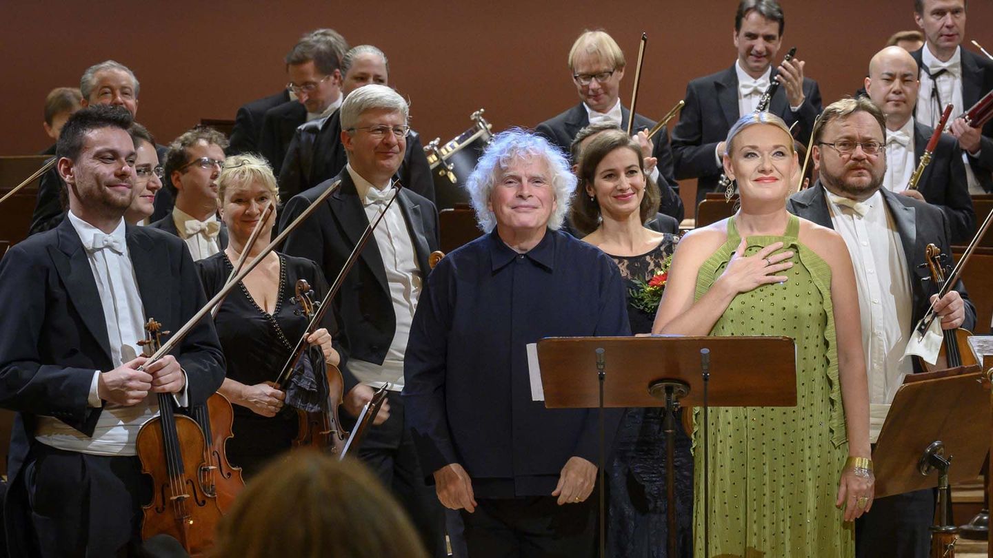 Simon Rattle & Magdalena Kozena à Prague