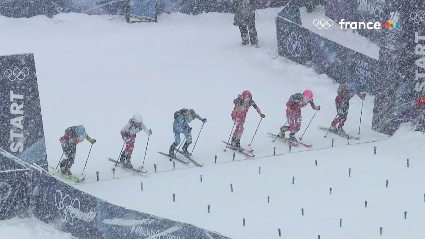 Ski-alpinisme. Finale sprint
