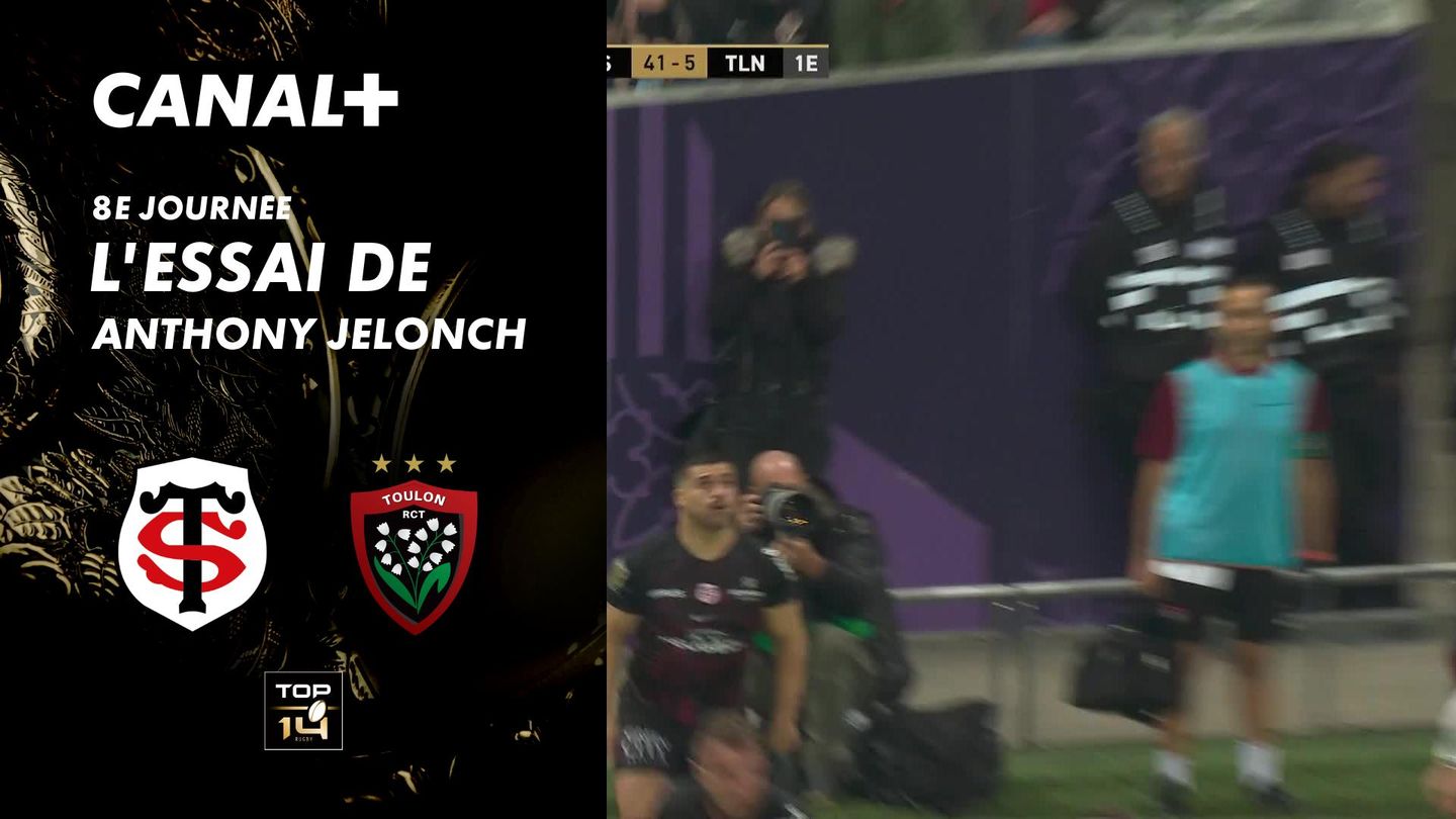 L'essai de Anthony Jelonch contre Toulon