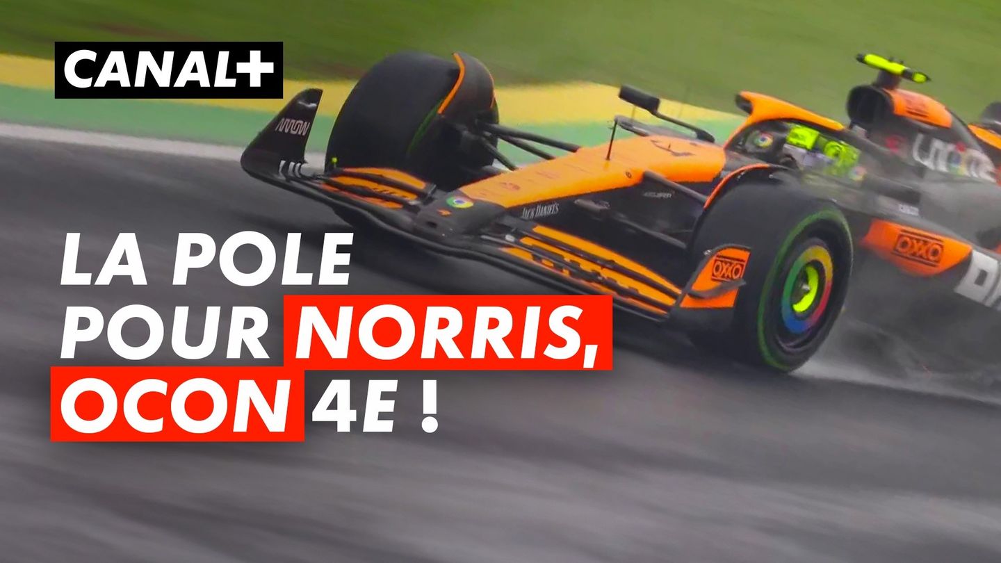 Grand Prix du Brésil : Norris en pole position, Ocon partira 4e !