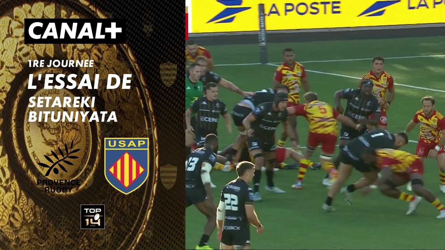 L'essai de Setareki Bituniyata contre Perpignan