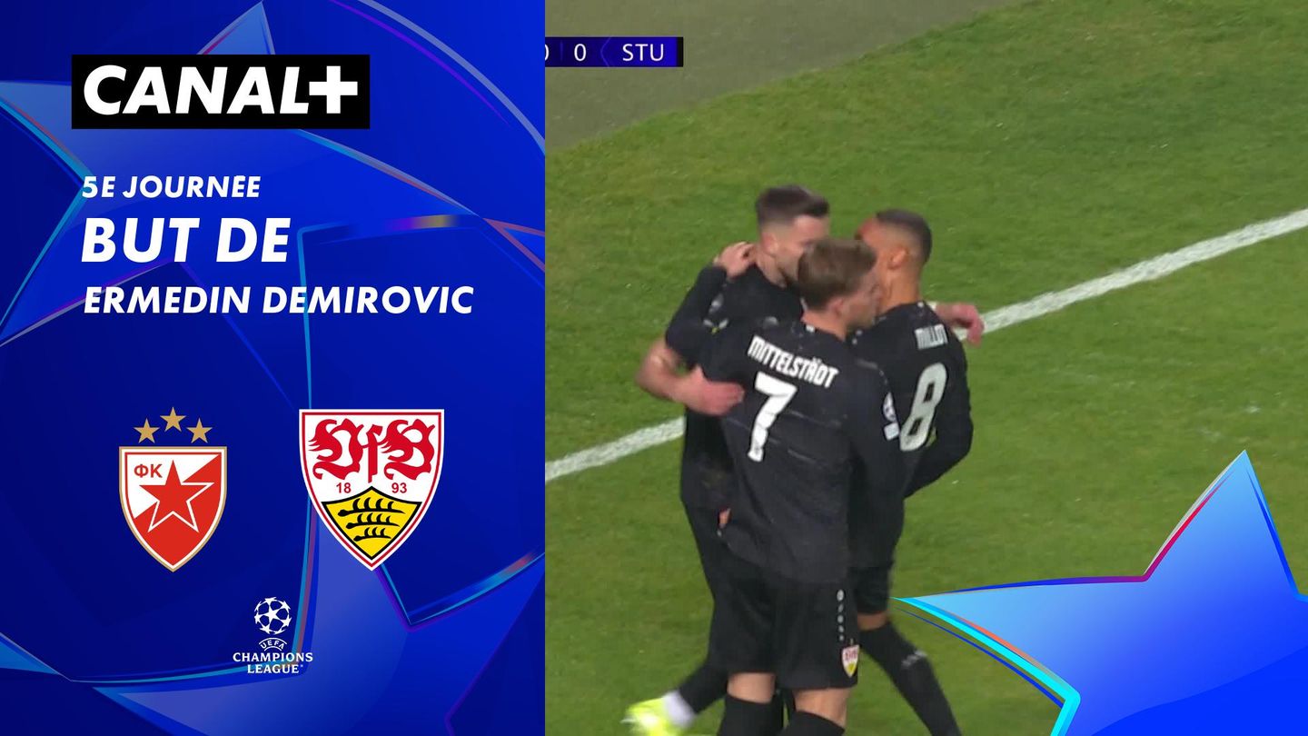 Le but de Ermedin Demirovic contre Etoile rouge de Belgrade (5')