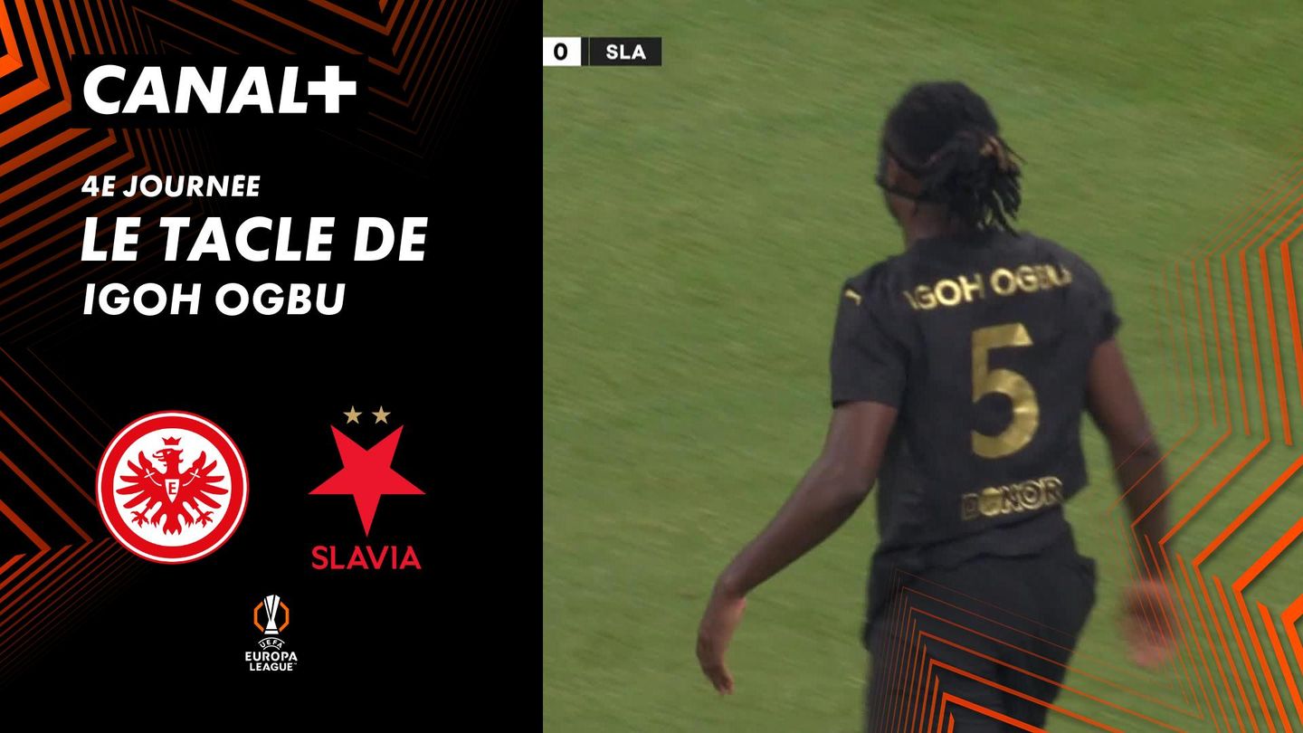 Le tacle de Igoh Ogbu contre Francfort (68')