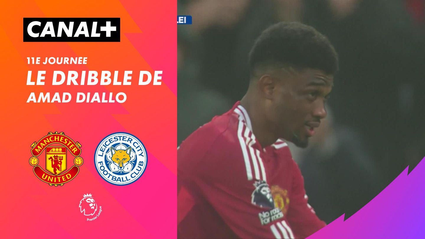 Le dribble de Amad Diallo contre Leicester (48')