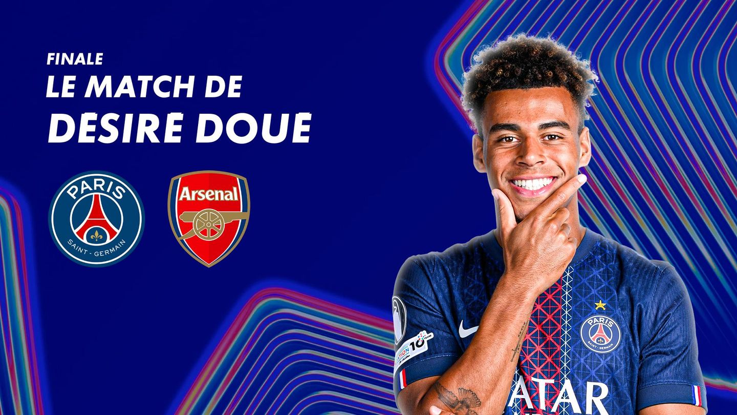 Focus sur le match de Désiré Doué contre Arsenal