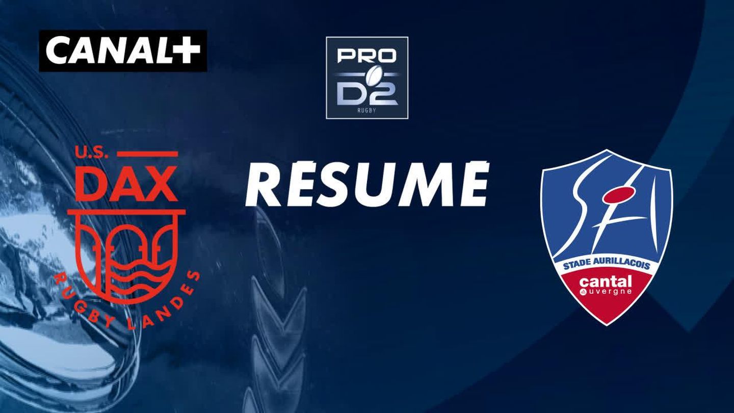Le résumé de Dax / Aurillac