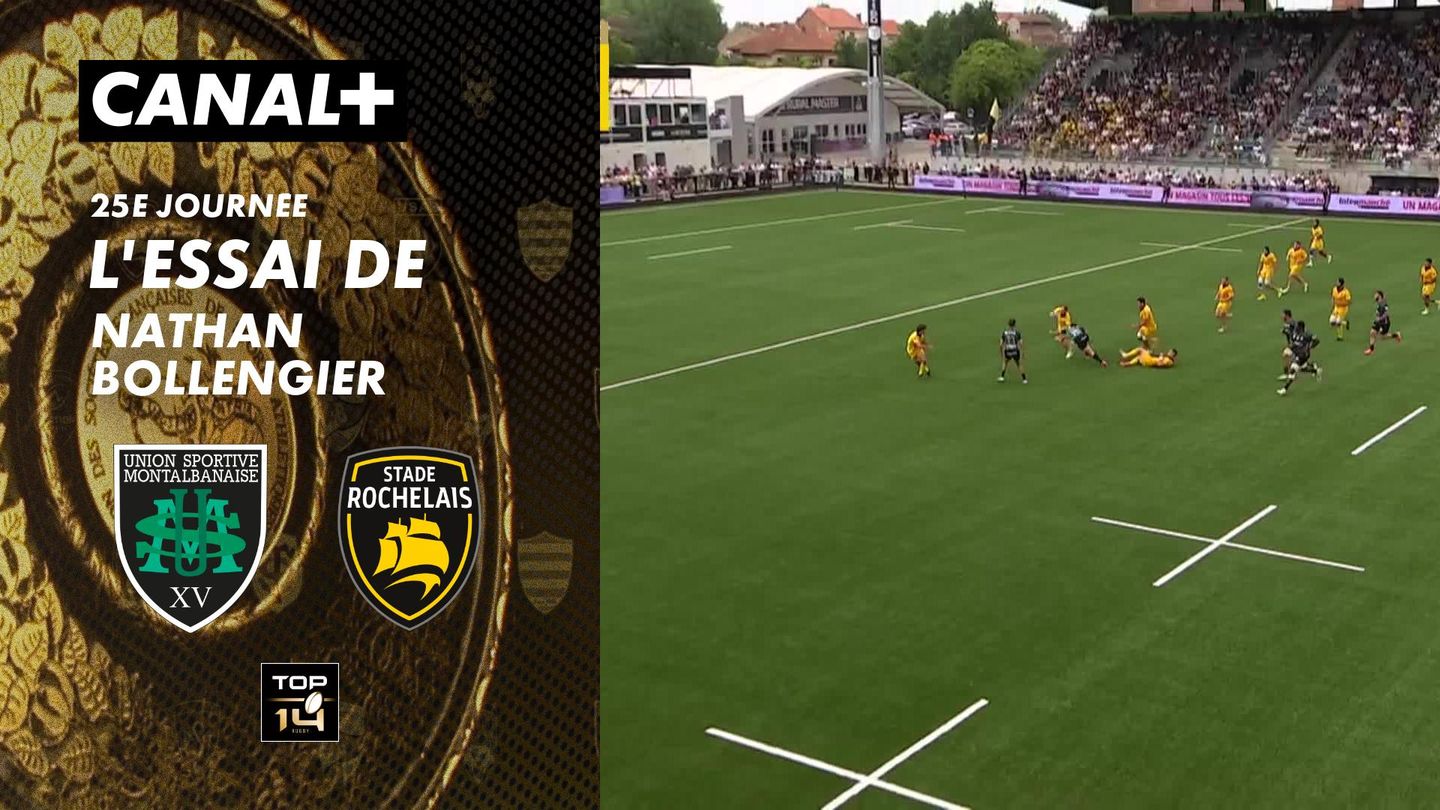 L'essai de Nathan Bollengier contre US Montauban