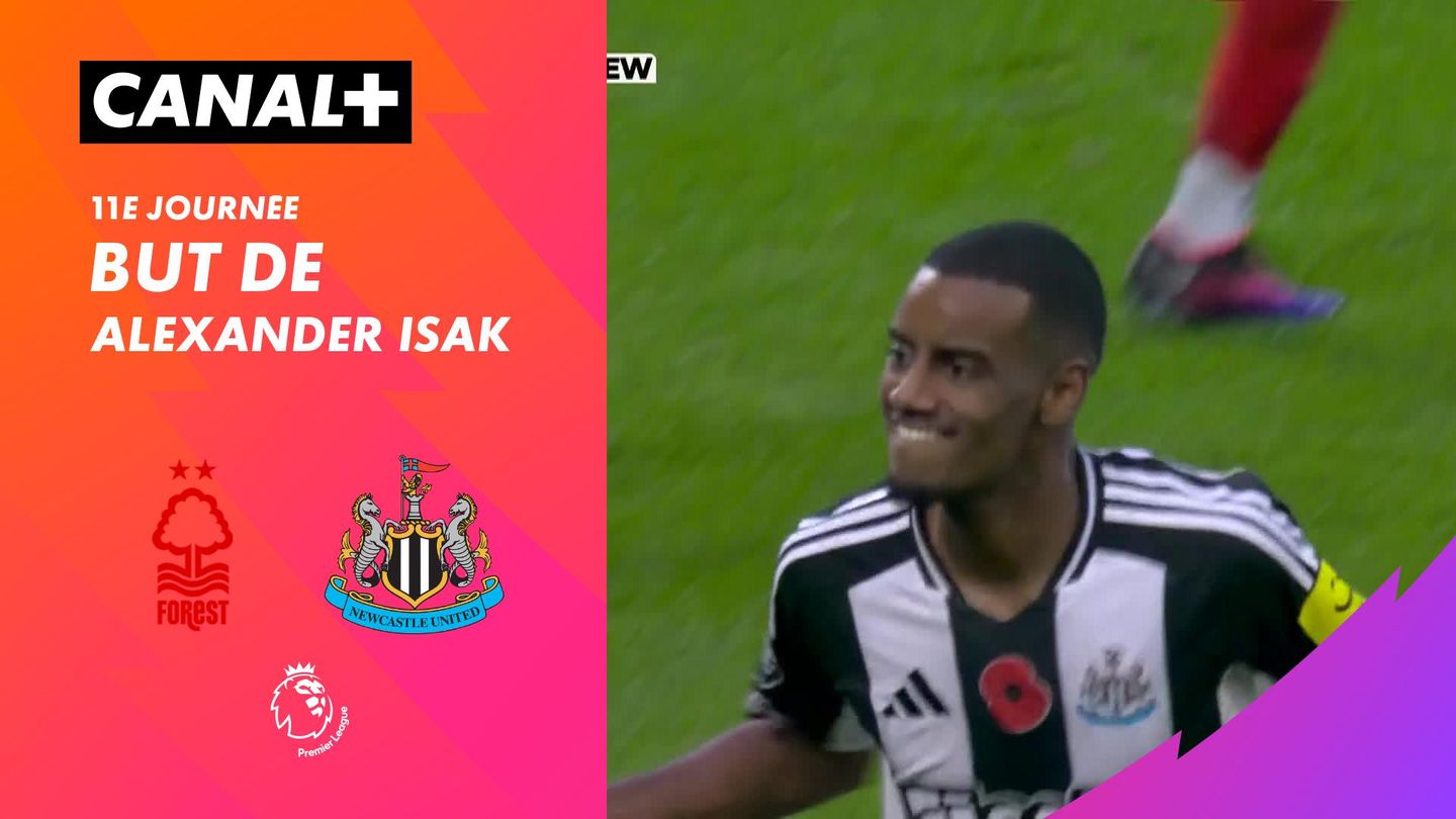 Le but de Alexander Isak contre Nottingham (54')