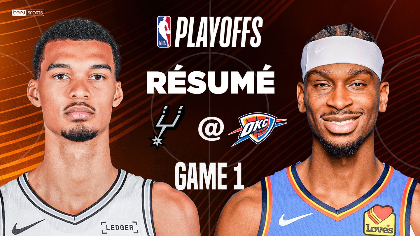 NBA : Wemby légendaire, les Spurs s'offrent le Game 1 face au Thunder