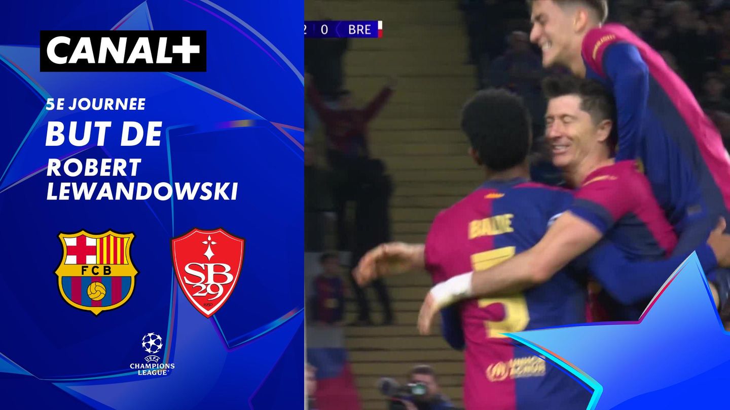 Le but de Robert Lewandowski contre Brest (92')