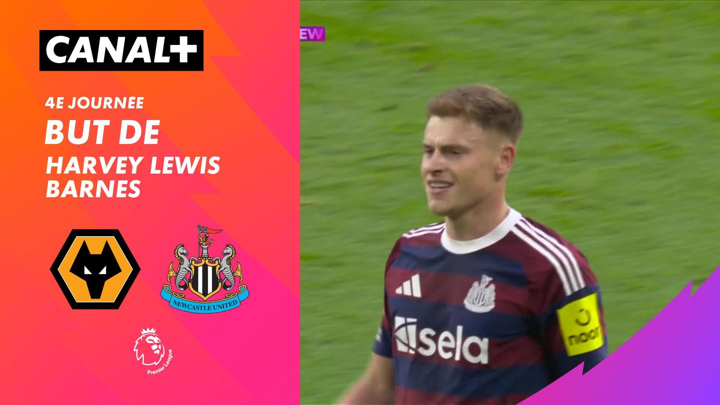 Le but de Harvey Lewis Barnes contre Wolverhampton (80')