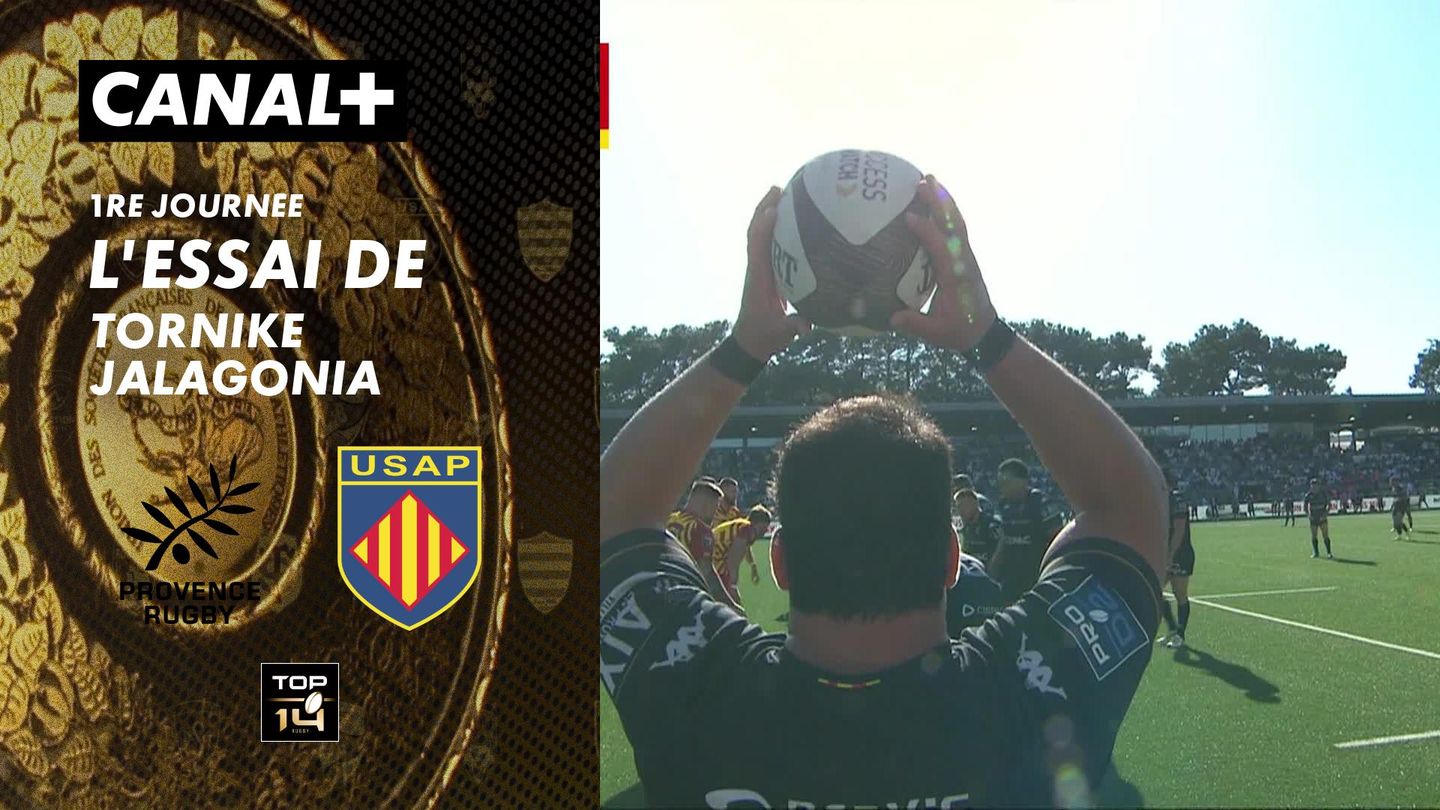 L'essai de Tornike Jalagonia contre Perpignan