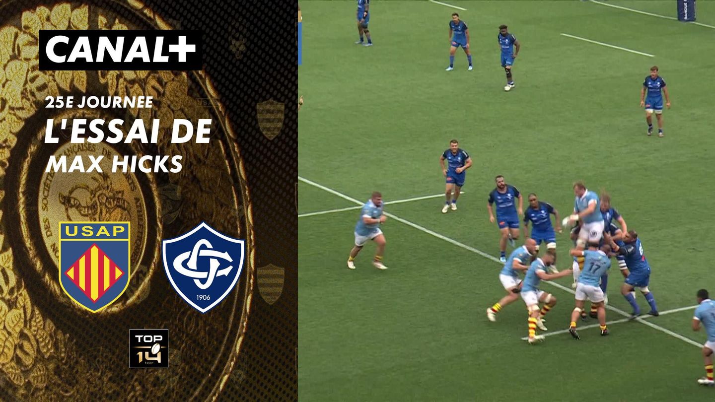 L'essai de Max Hicks contre Castres