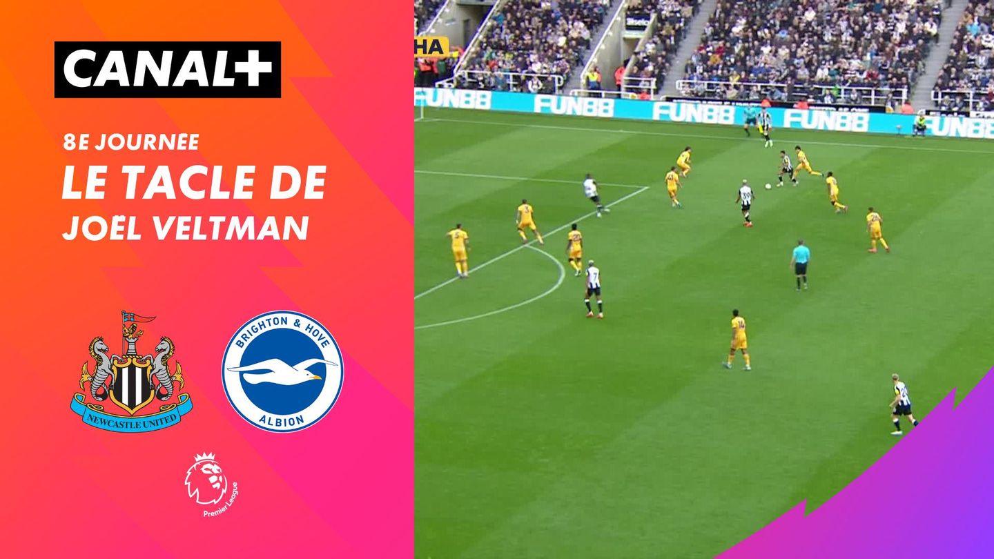 Le tacle de Joël Veltman contre Newcastle (65')