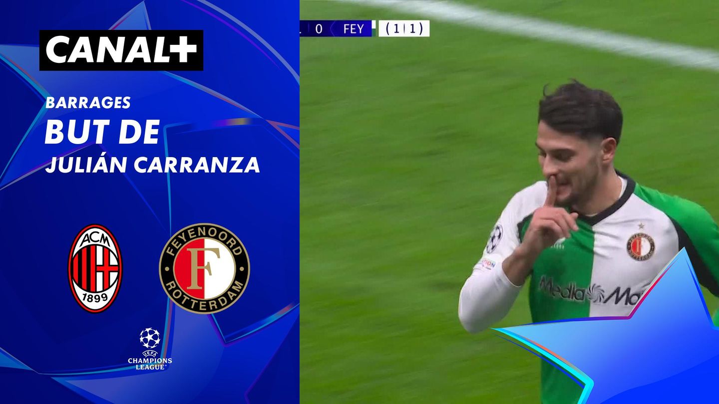 Le but de Julián Carranza contre AC Milan (73')