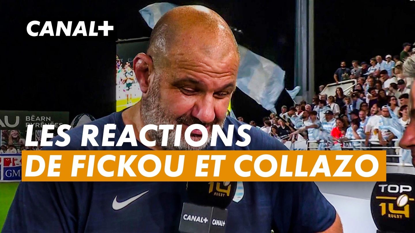 Les réactions de Gaël Fickou et Patrice Collazo après Pau / Racing - Barrages TOP 14