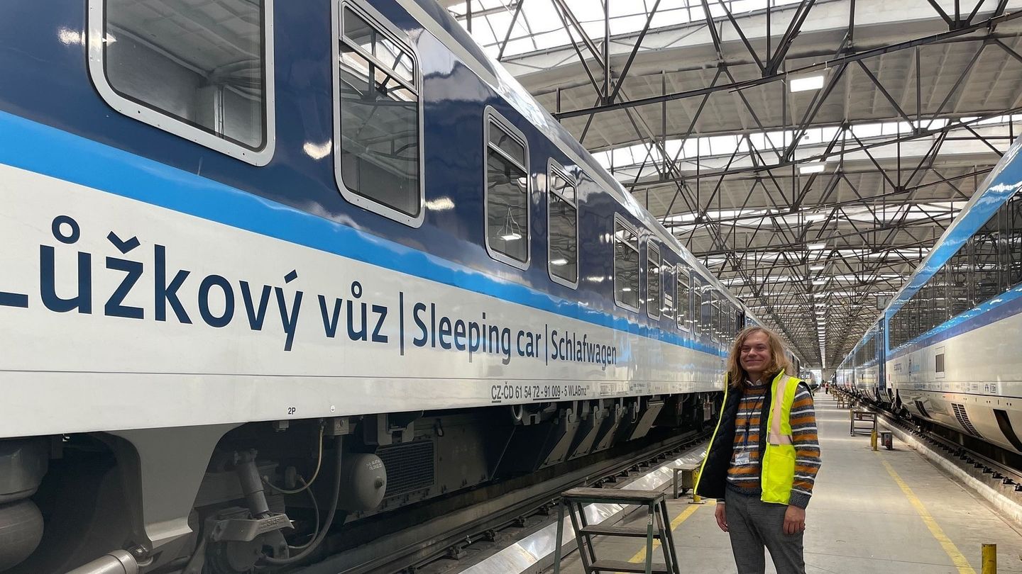 L'Europe en train de nuit, d'est en ouest