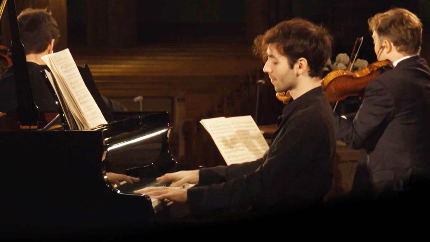 Renaud Capuçon, Alexandre Kantorow et Victor Julien-Laferrière à Gstaad
