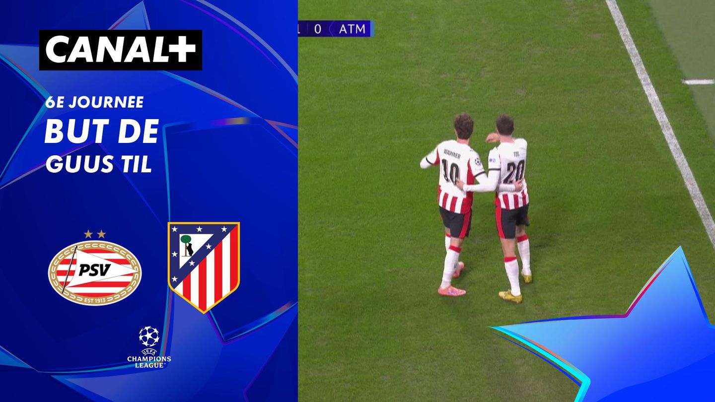 Le but de Guus Til contre Atlético (10')