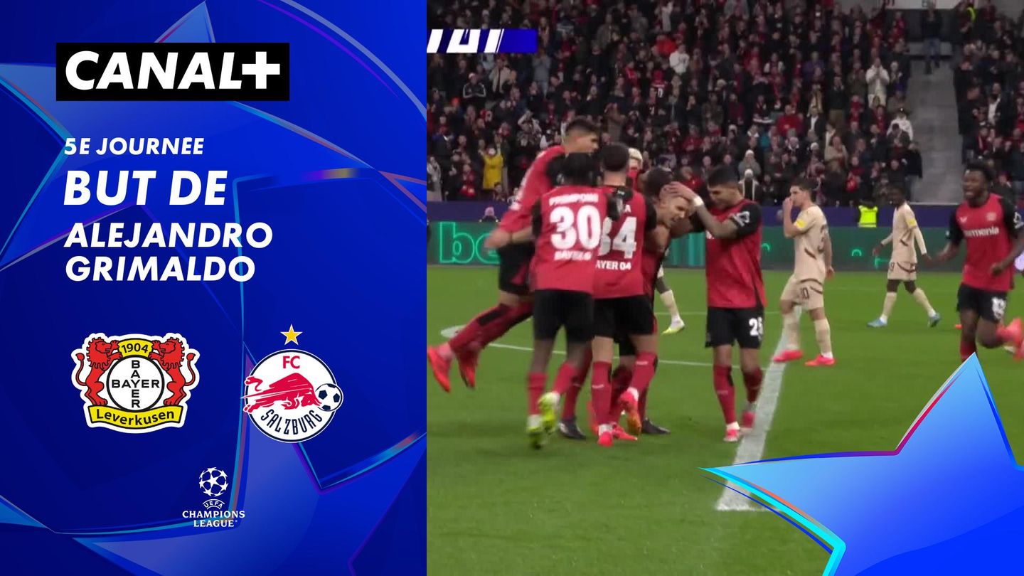 Le but de Alejandro Grimaldo contre RB Salzburg (11')