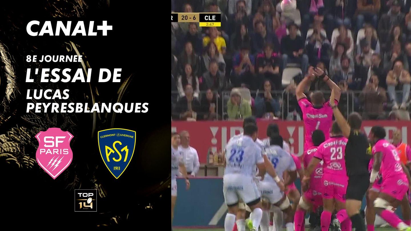 L'essai de Lucas Peyresblanques contre Clermont