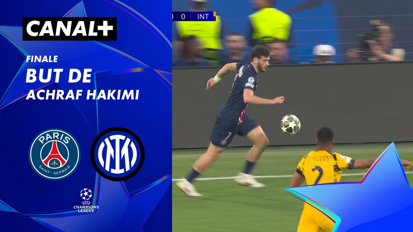 Le but de Achraf Hakimi contre Inter Milan (12')