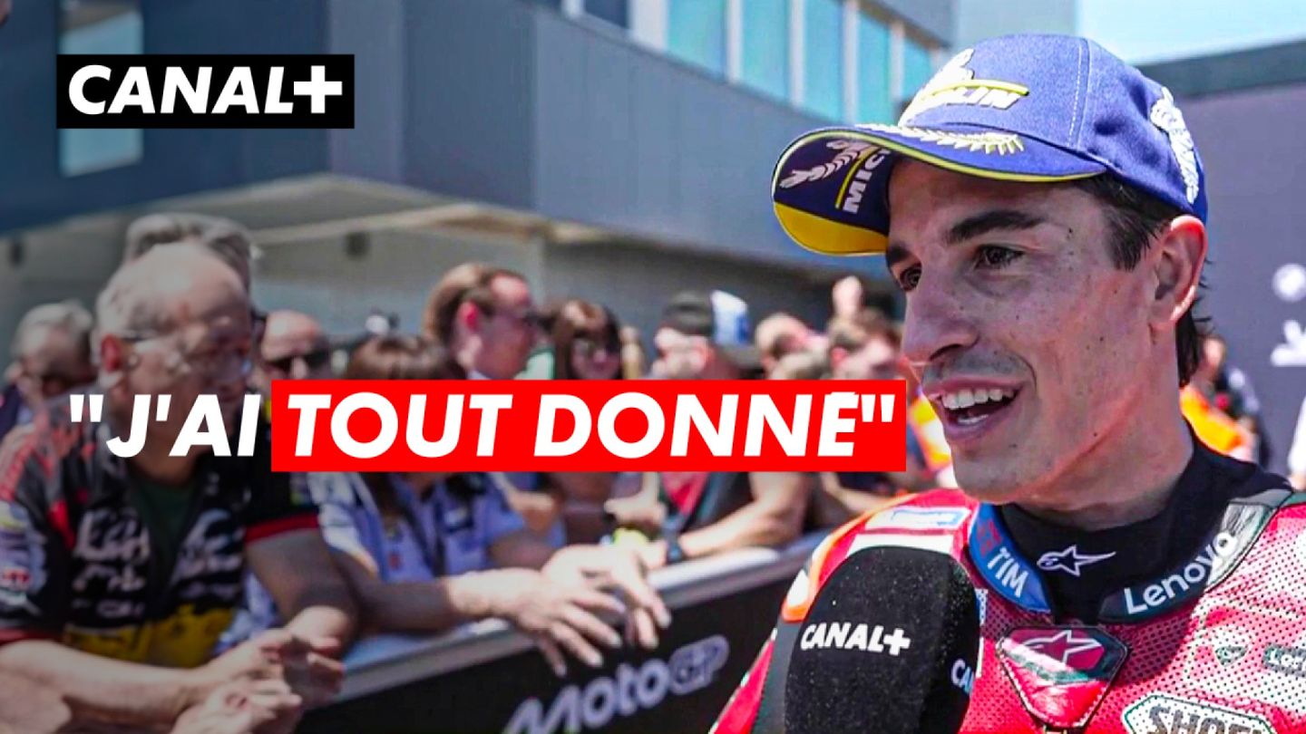 La réaction de Marc Márquez, en pole du Grand Prix de Hongrie