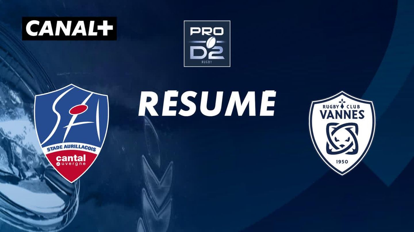 Le résumé de Aurillac / Vannes