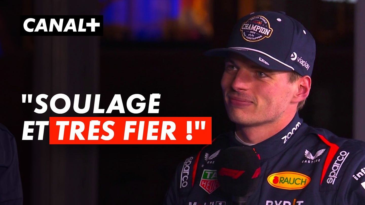 Les mots de Max Verstappen après son 4e titre de champion du monde de Formule 1