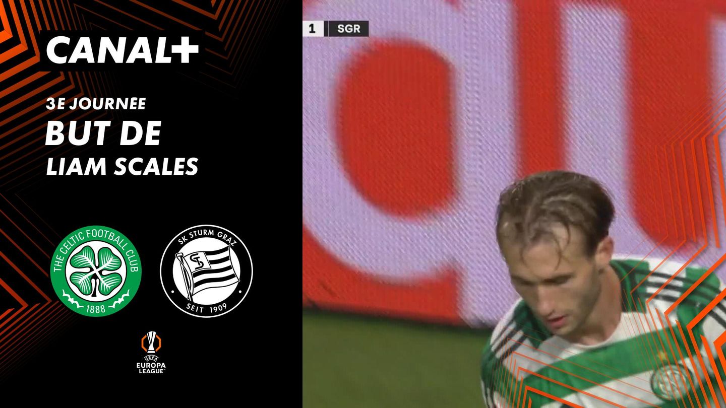 Le but de Liam Scales contre Sturm Graz (61')