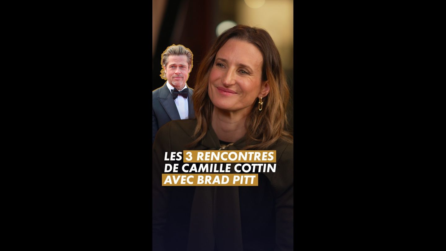 Camille Cottin a travaillé plusieurs fois avec Brad Pitt durant sa carrière : elle nous raconte.