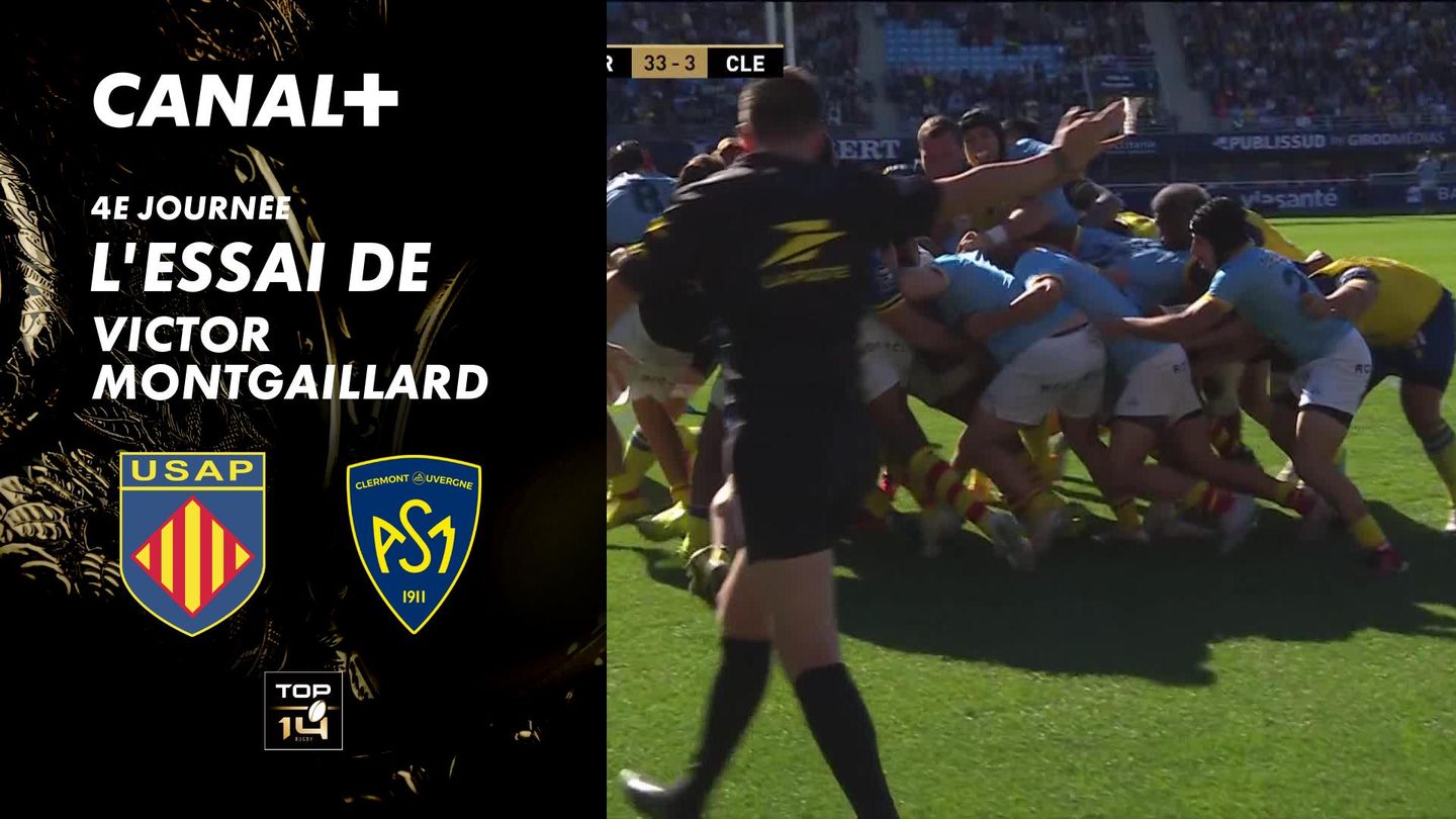 L'essai de Victor Montgaillard contre Clermont