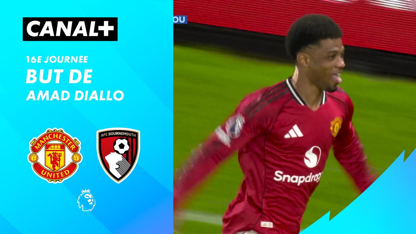 Le but de Amad Diallo contre Bournemouth (13')