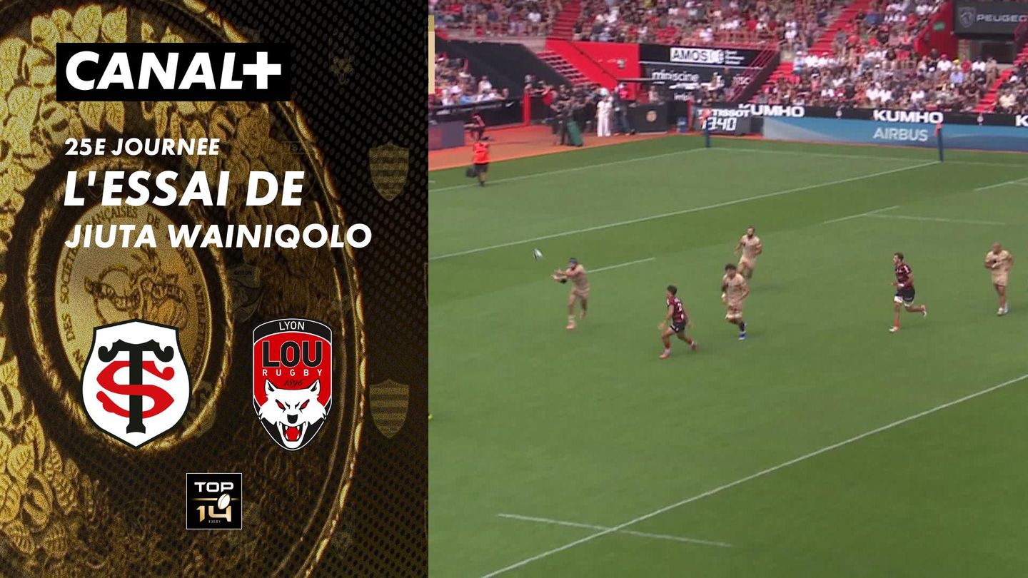 L'essai de Jiuta Wainiqolo contre Toulouse