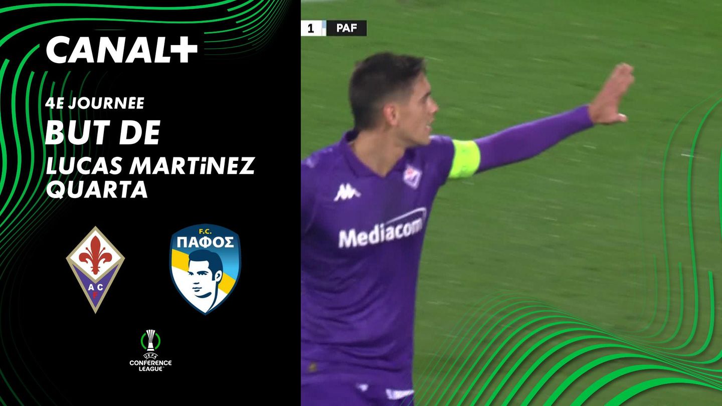 Le but de Lucas Martínez Quarta contre Pafos FC (72')