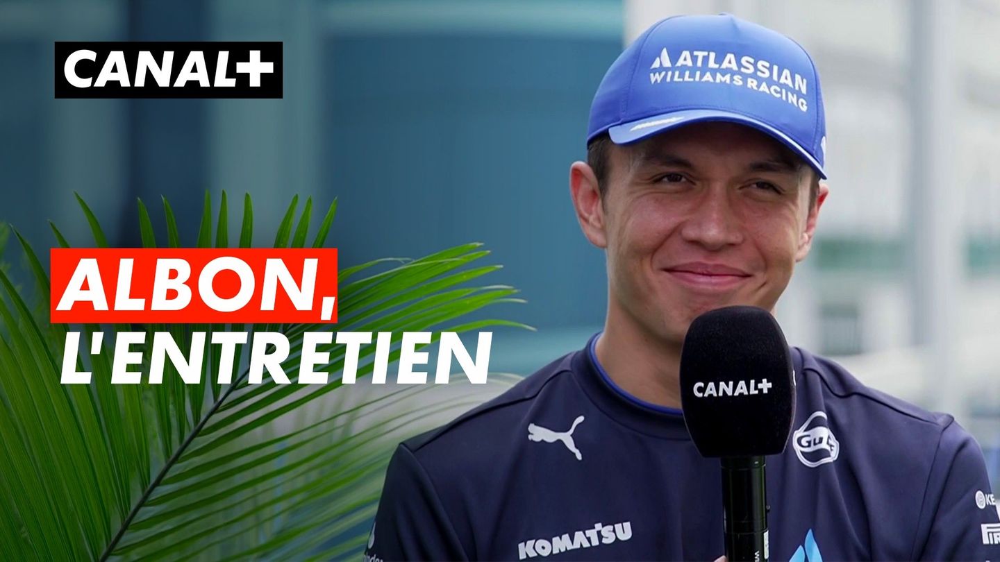 Formule 1 : Alexander Albon sans filtre pour CANAL+