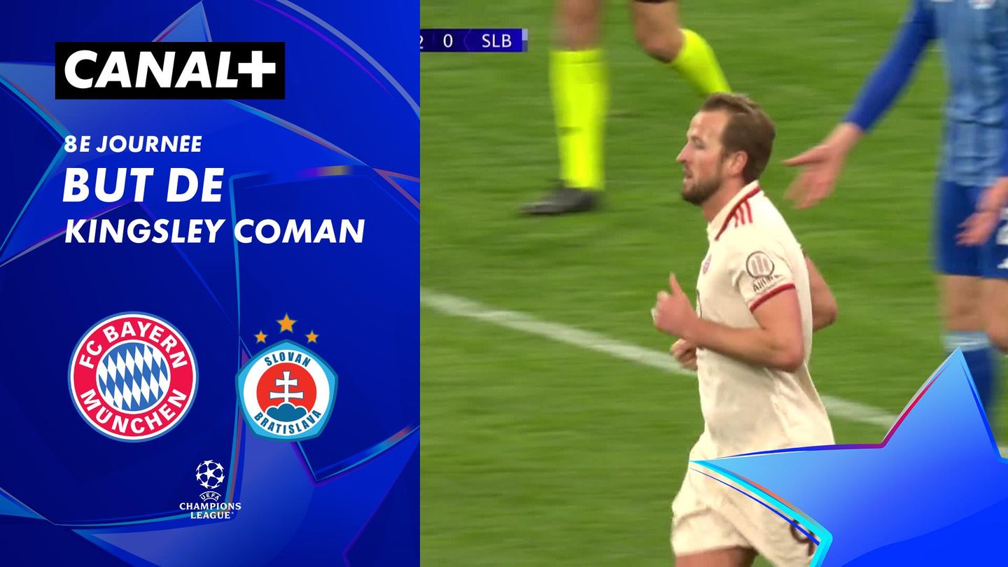 Le but de Kingsley Coman contre Slovan Bratislava (84')