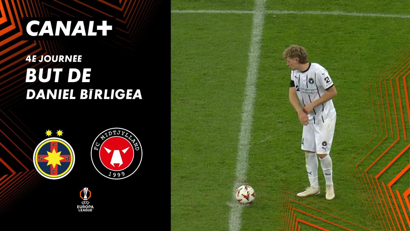 Le but de Daniel Bîrligea contre FC Midtjylland (46')