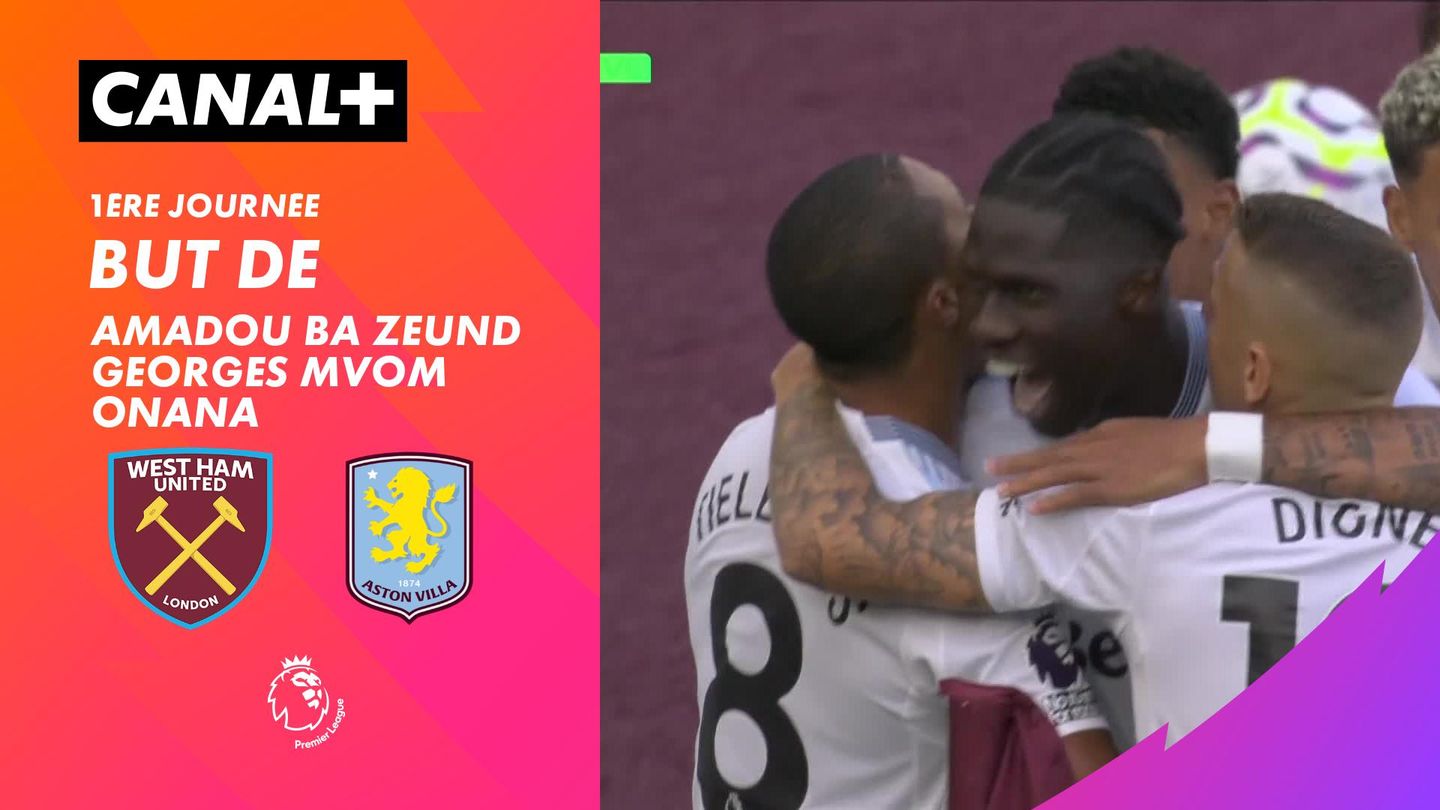 Le but de Amadou Ba Zeund Georges Mvom Onana contre West Ham (4')