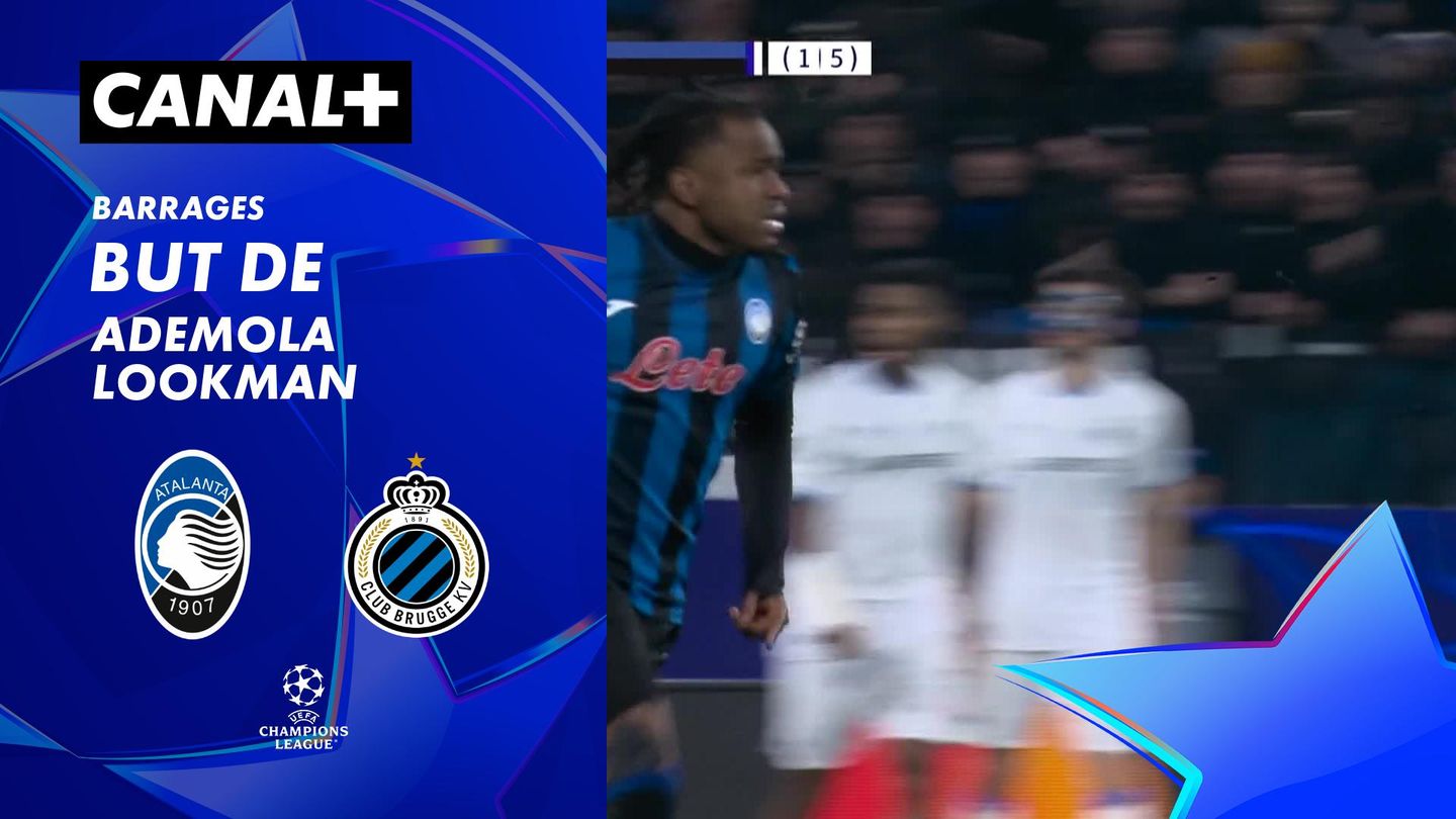 Le but de Ademola Lookman contre Bruges (46')