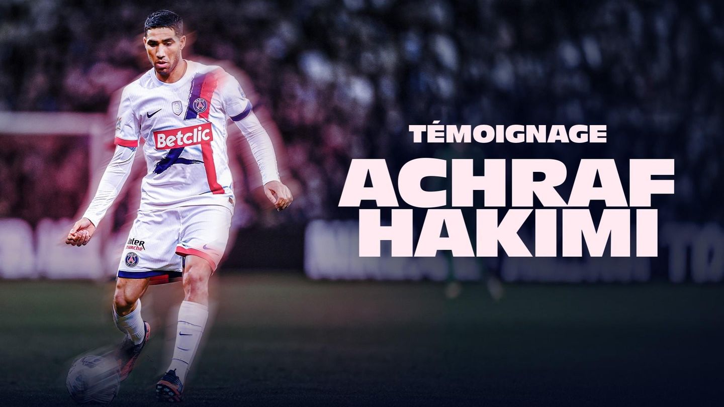 Achraf Hakimi se confie avant la finale de la Coupe de France