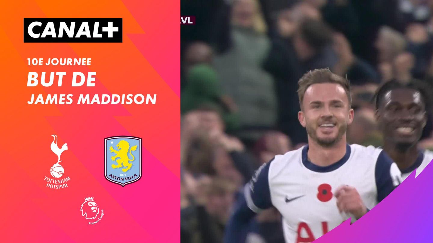 96' But de James Maddison, Tottenham