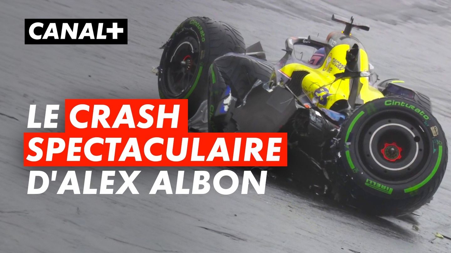 Grand Prix du Brésil : La voiture détruite d'Alex Albon en qualifications, 5e drapeau rouge!