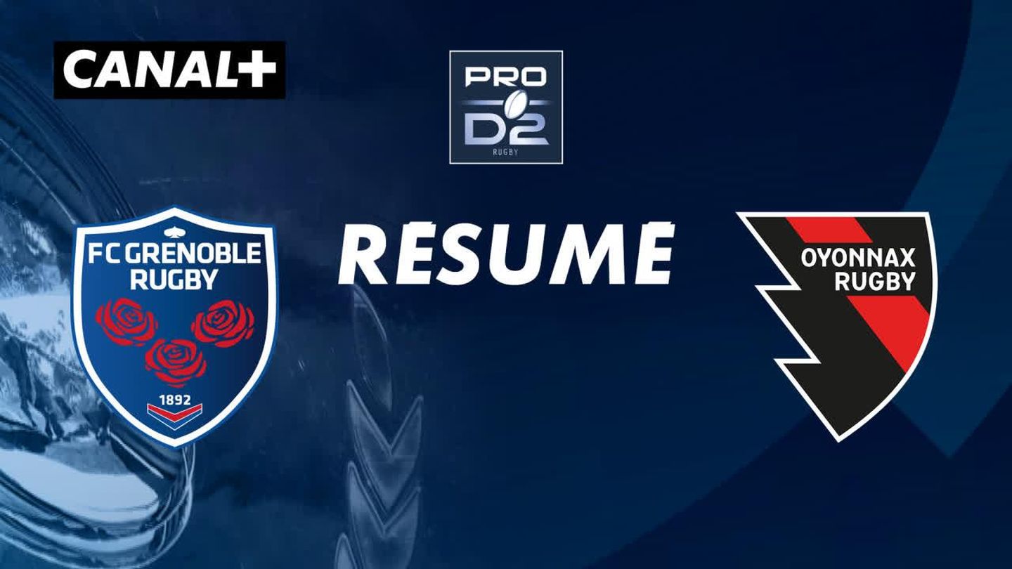 Le résumé de Grenoble / Oyonnax