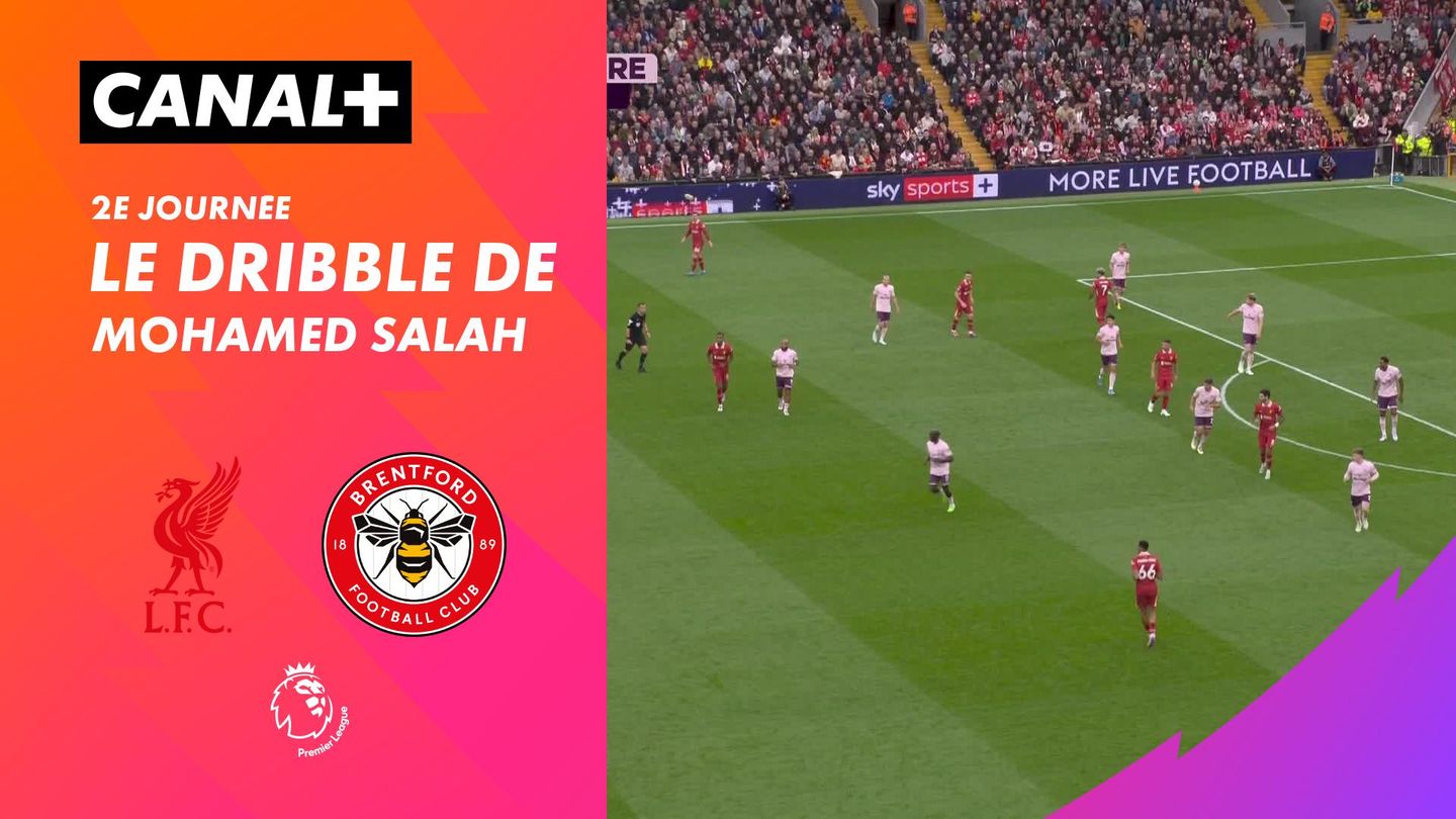 Le dribble de Mohamed Salah contre Brentford (64')