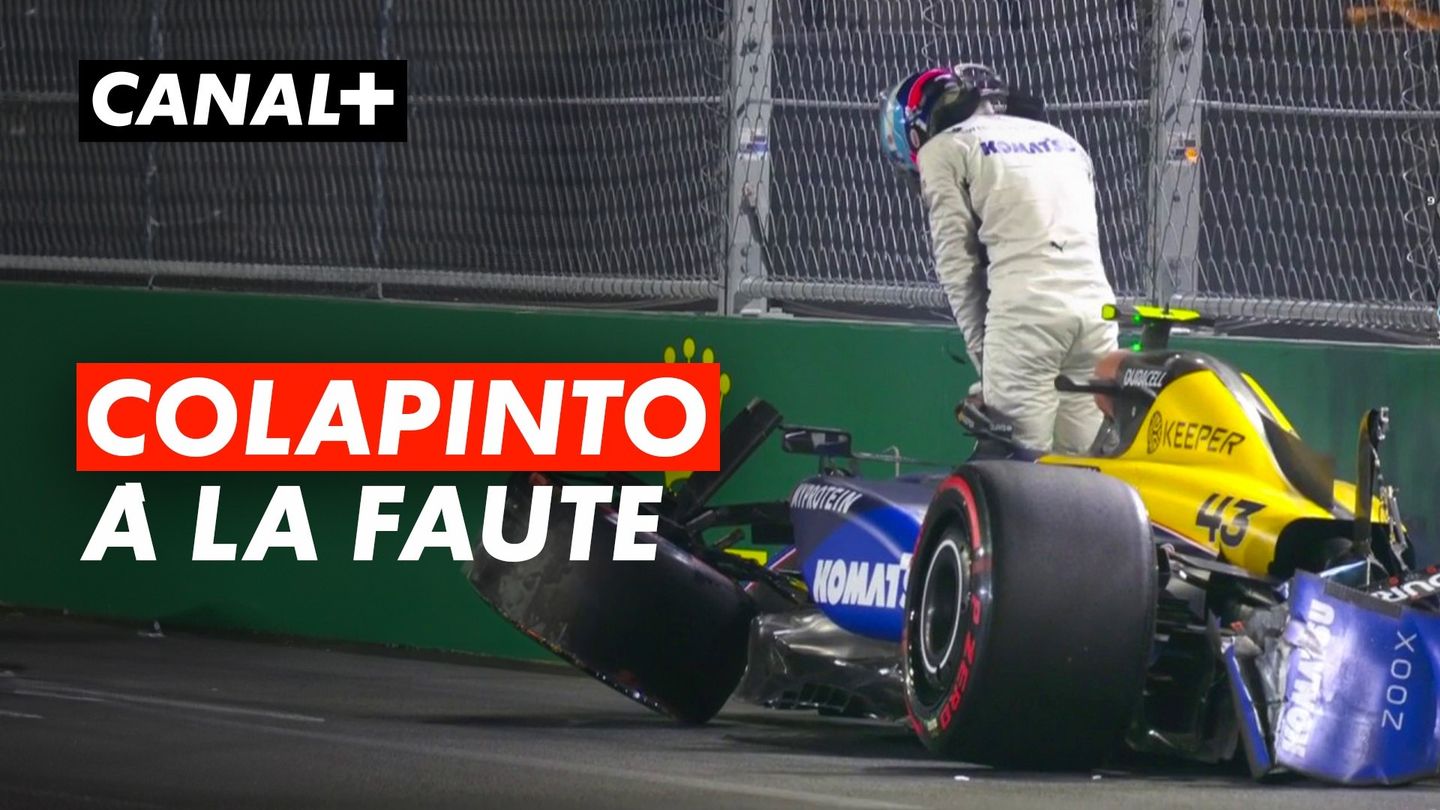 Formule 1 : L'impressionnant crash de Franco Colapinto en Q2 à Las Vegas