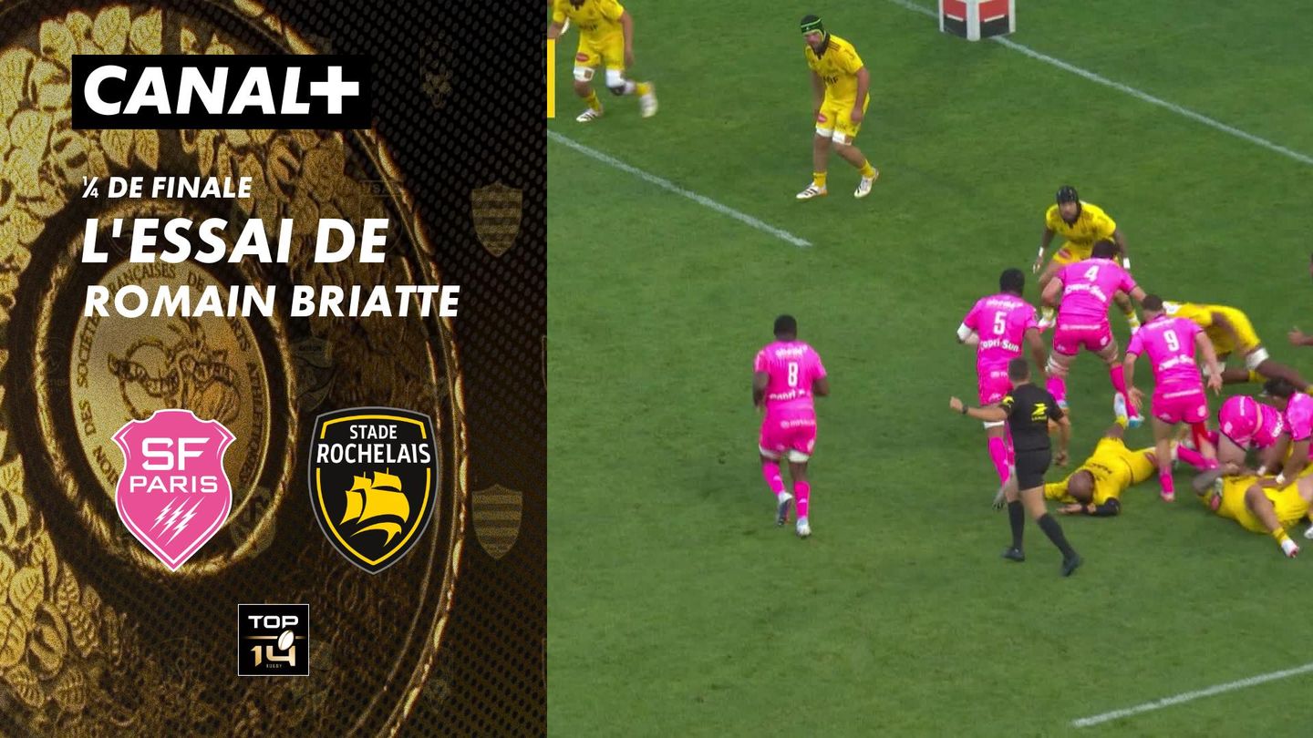 L'essai de Romain Briatte contre La Rochelle