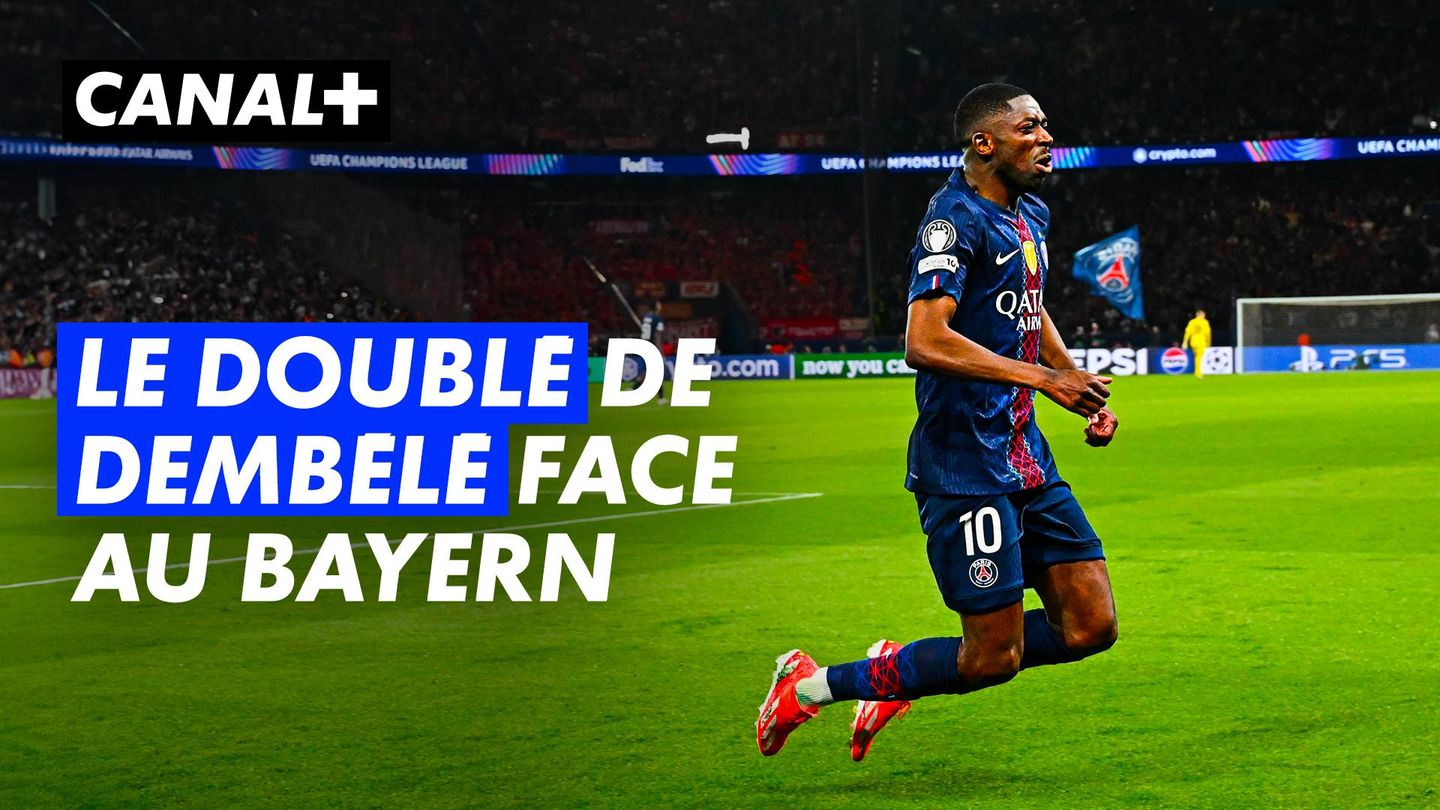Le doublé d'Ousmane Dembélé face au Bayern Munich