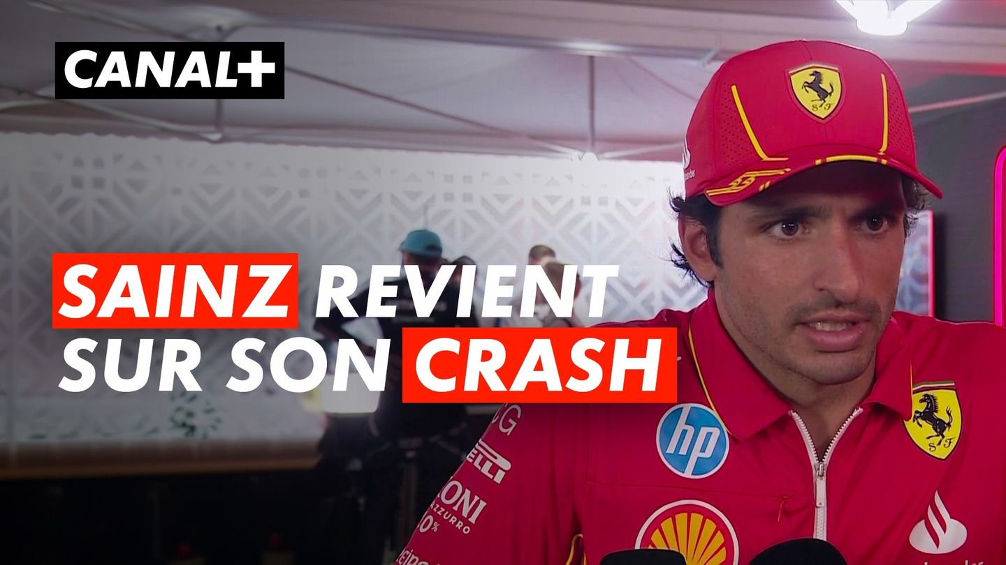 Formule 1 : Carlos Sainz revient sur son impressionnant crash à Bakou