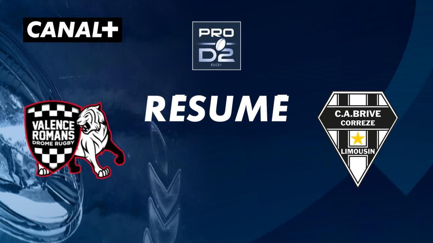Le résumé de Valence / Brive